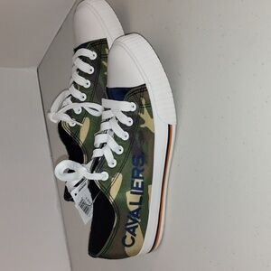 FOCO Virginia Cavaliers NCAA Women’s Size 9 Green Camo Canvas Lace Up Shoes